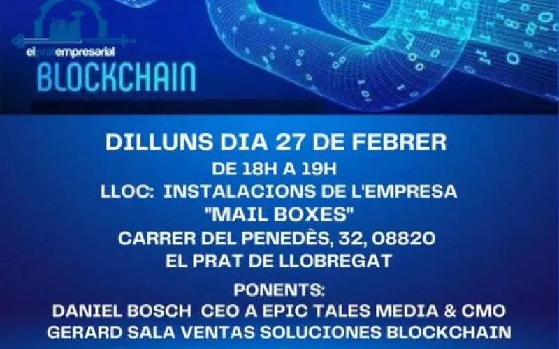 Conferència sobre Blockchain el 27 de febrer 