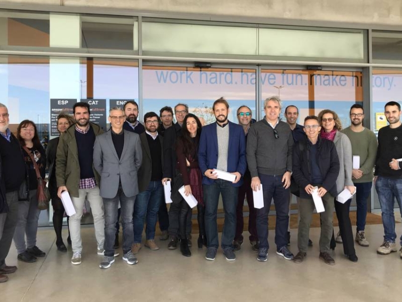 El Prat Empresarial visita les instal·lacions d'Amazon El Prat 