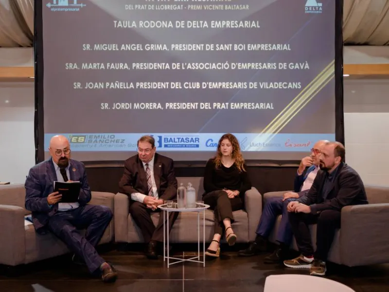 Presentació oficial de Delta Empresarial a la IV Nit Empresarial del Prat de Llobregat - premi Vicente Baltasar 